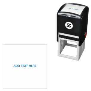 Create Your Own White Self-inking Stamp
