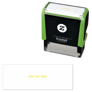 Create Your Own White Self-inking Stamp