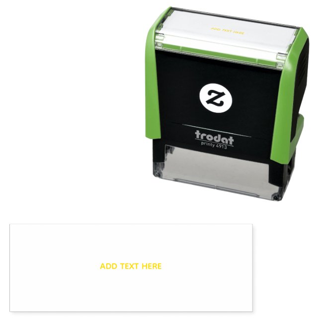 Create Your Own White  Self-inking Stamp (In Situ)