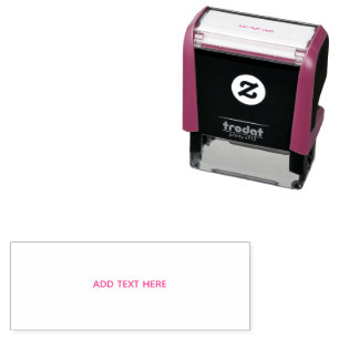 Create Your Own White Self-inking Stamp