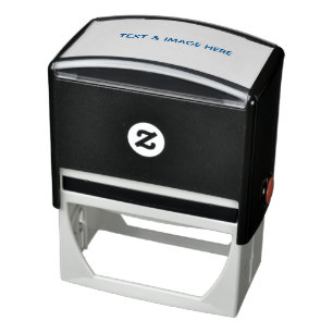 Create Your Own white Self-inking Stamp
