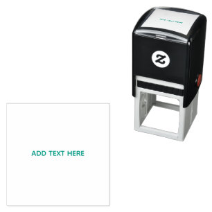 Create Your Own White Self-inking Stamp