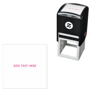 Create Your Own White Self-inking Stamp