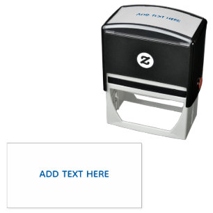 Create Your Own White Self-inking Stamp
