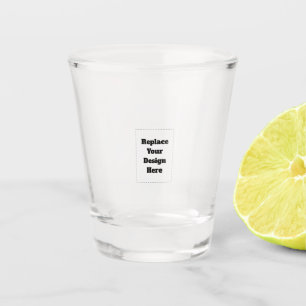 Create Your Own white Shot Glass