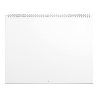 Create Your Own White Simple  Calendar