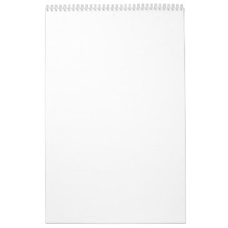 Create Your Own White Simple  Calendar