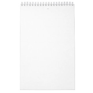 Create Your Own White Simple  Calendar