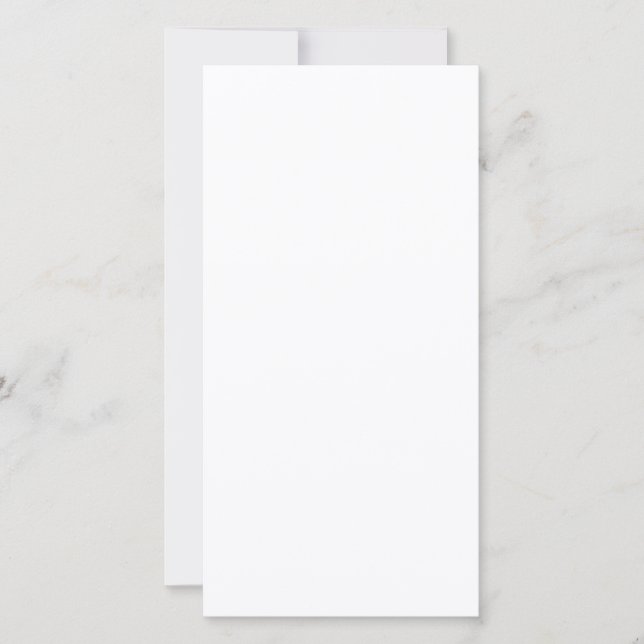 Create Your Own white simple Thank You Card (Front)