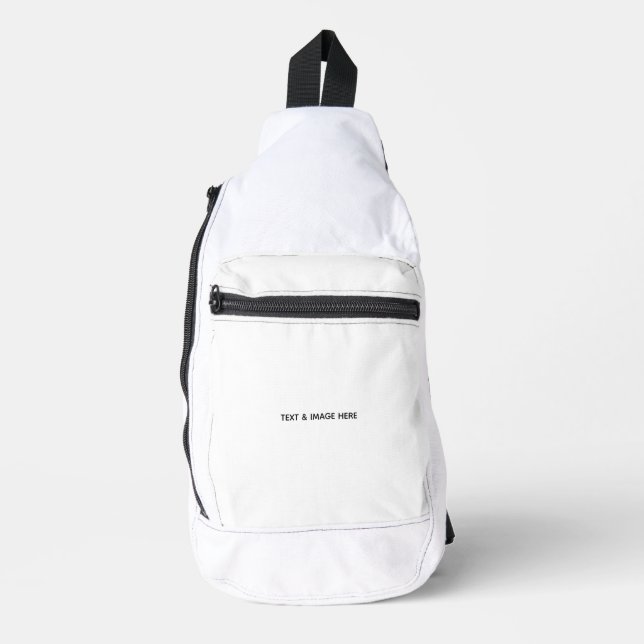 Create Your Own white Sling Bag (Front)