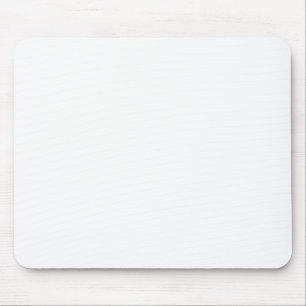 Create Your Own White Solid Custom Mouse Mat