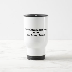 Create Your Own White Stainless Steel Travel Mug