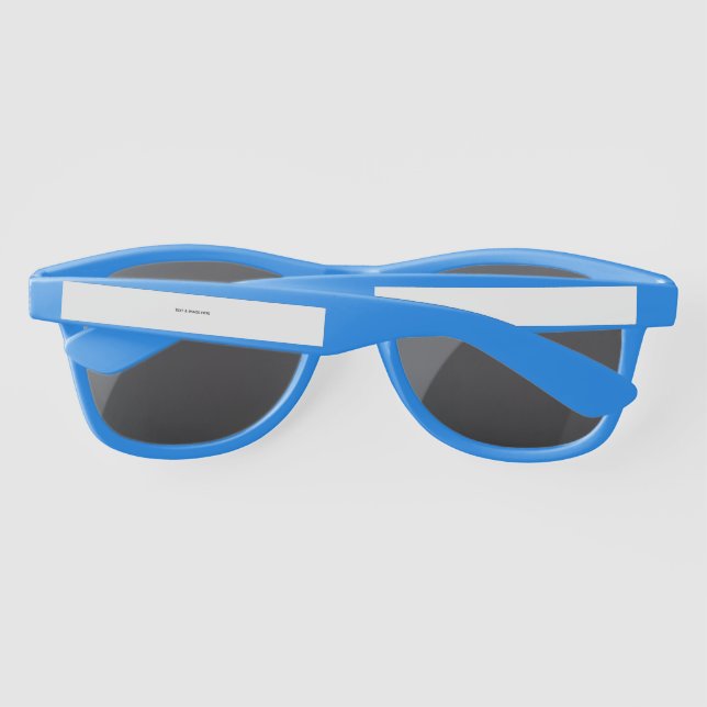 Create Your Own white Sunglasses (Back)