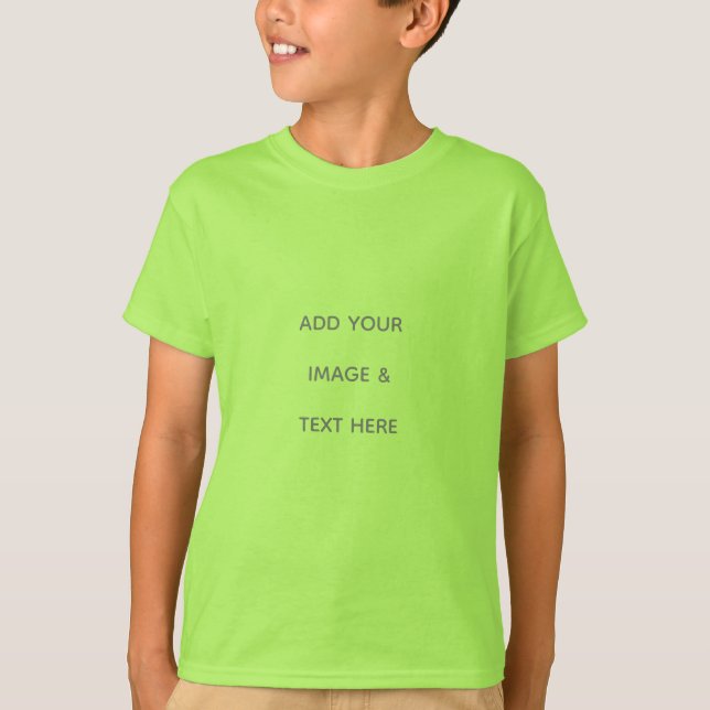 Create Your Own white  T-Shirt (Front)