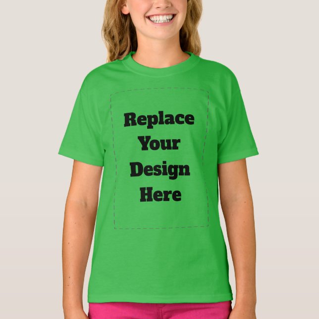 Create Your Own white  T-Shirt (Front)