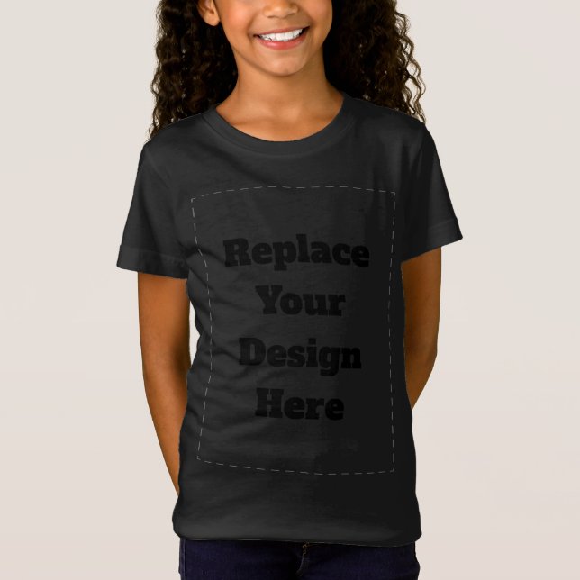 Create Your Own white  T-Shirt (Front)