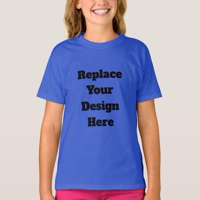 Create Your Own white  T-Shirt (Front)
