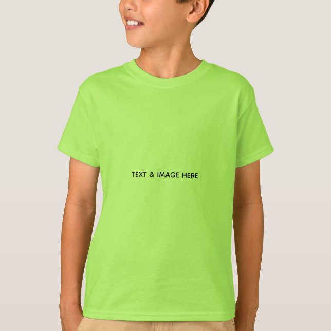 Create Your Own white T-Shirt (Front)