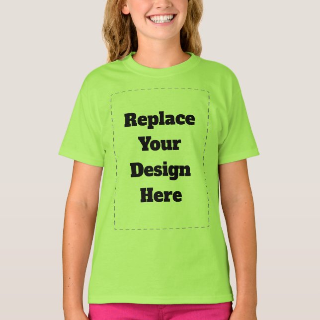 Create Your Own white  T-Shirt (Front)