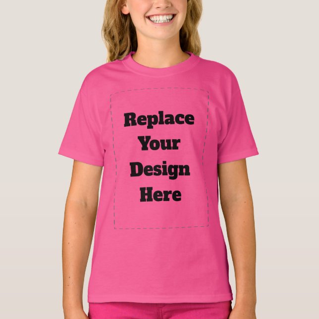 Create Your Own white  T-Shirt (Front)