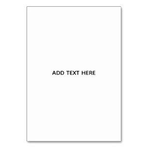 Create Your Own White Table Number