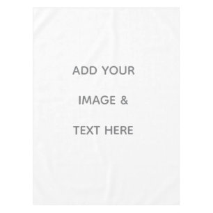 Create Your Own white  Tablecloth