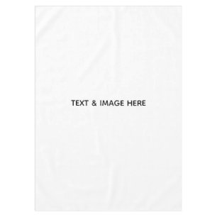 Create Your Own white Tablecloth