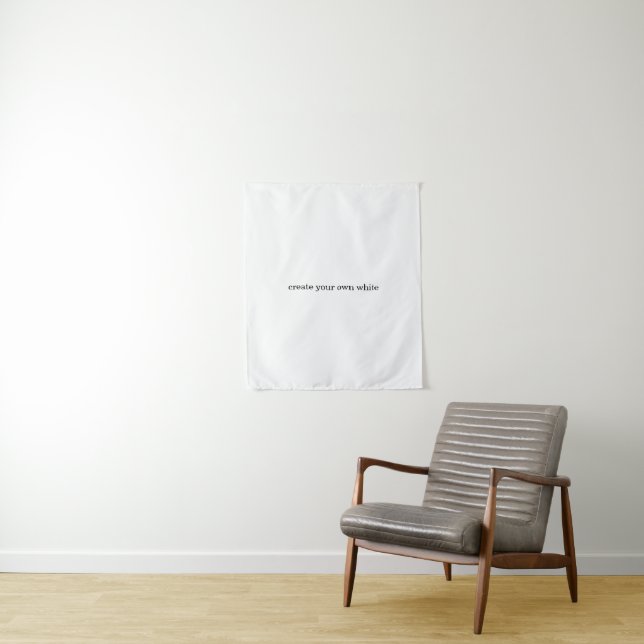 create your own white  tapestry (In Situ)