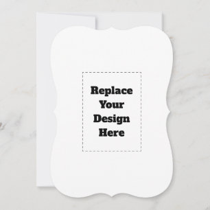 Create Your Own white Thank You Card