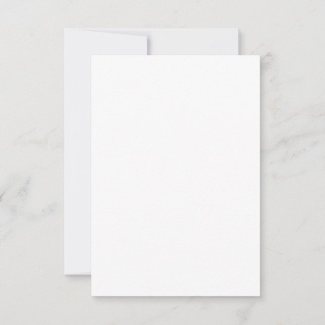  Create your own white Thank You Card (Front)
