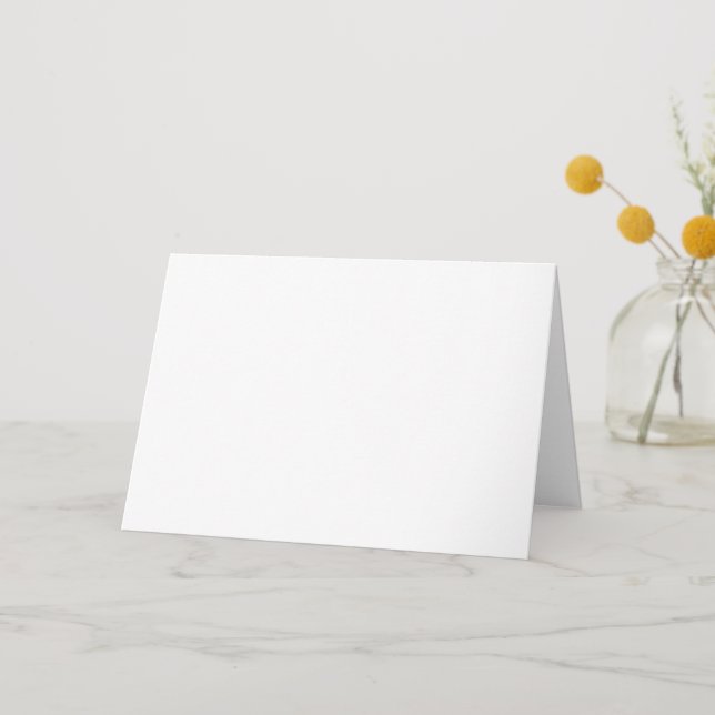 Create Your Own white Thank You Cards (Front)