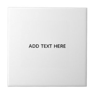 Create Your Own White Tile