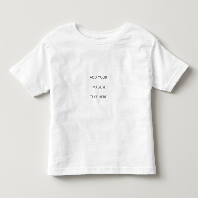 Create Your Own white  Toddler T-Shirt (Front)