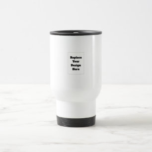 Create Your Own white  Travel Mug