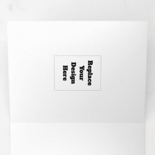 Create Your Own white  Tri-Fold Programme