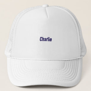 Create Your Own White Trucker Hat