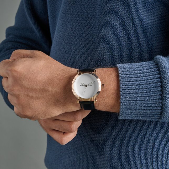 Create Your Own white Watch (Wrist)
