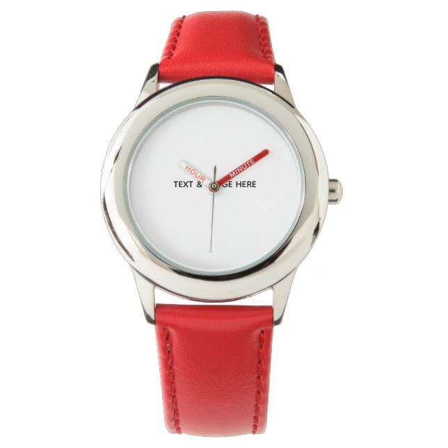 Create Your Own white Watch (Front)