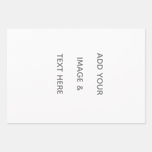 Create Your Own white Wrapping Paper Sheet