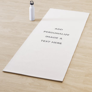 Create Your Own white Yoga Mat