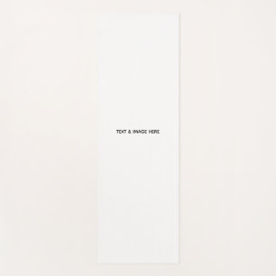 Create Your Own white Yoga Mat