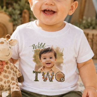 Create Your Own Wild and TWO Baby Birthday Shirt