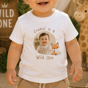 Create Your Own Wild One 1st Birthday Baby T-Shirt