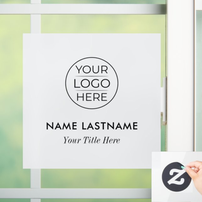 Create Your Own Window Cling (Home)