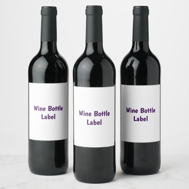 Create Your Own Wine Bottle Label (Bottles)