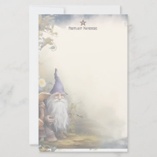 Create Your Own Wise Old Dwarf Garden Stationery