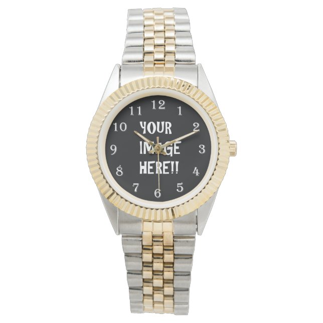Create Your Own Women's Two-Tone Bracelet Watch (Front)
