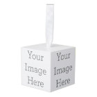 Create Your Own Wooden Cube Ornament