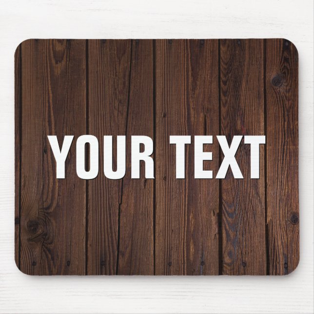 Create Your Own Wooden Floor Look Mouse Mat (Front)