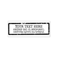 Create your own words / text black